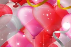 Floating Hearts graphic image