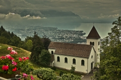 Small Church in Vevey – Sunday’s Daily Jigsaw Puzzle