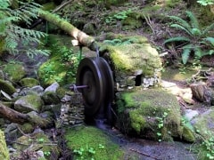 Rocks And A Water Wheel – Monday’s Daily Jigsaw Puzzle