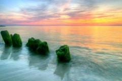 Breakwater At Sunset – Sunday’s Daily Jigsaw Puzzle
