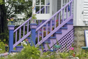 Purple Stairs – Monday’s Free Daily Jigsaw Puzzle