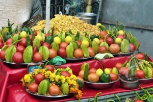 Fruit Stand Outside The Taj Mahal