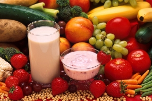 Fruit, Vegetables, Milk and Yogurt