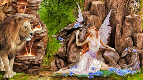 Angel – Monday’s Daily Jigsaw Puzzle