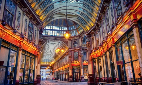 Leadenhall Market – Wednesday’s Daily Jigsaw Puzzle