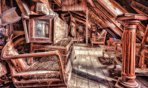 Grandma’s Attic – Thursday’s Daily Jigsaw Puzzle