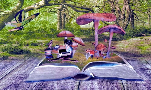 The Forest Storybook – Monday’s Daily Jigsaw Puzzle