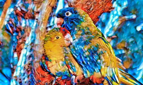 Colorful Birds – Wednesday’s Free Daily Jigsaw Puzzle