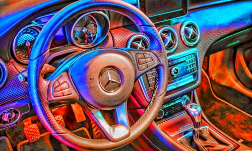 Neon Dashboard – Saturday’s Daily Jigsaw Puzzle