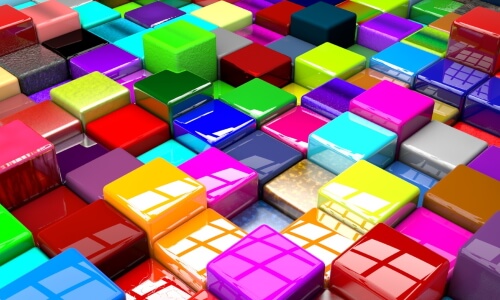 Colorful Shiny Blocks