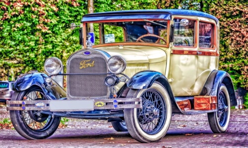 Antique Ford – Tuesday’s Daily Jigsaw Puzzle