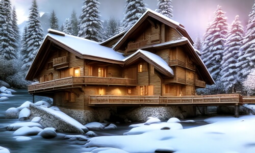 My Winter Cabin – Saturday’s Cold Daily Jigsaw Puzzle