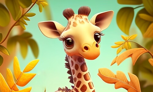 Giraffe – Wednesday’s Daily Jigsaw Puzzle