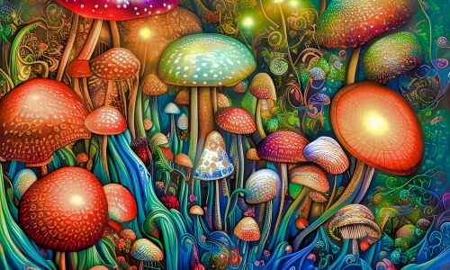 Mushrooms – Thursday’s Colorful Fungus Jigsaw Puzzle