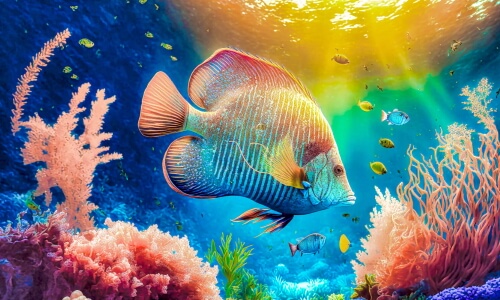 Beautiful Tropical Fish – Wednesday’s Daily Jigsaw Puzzle