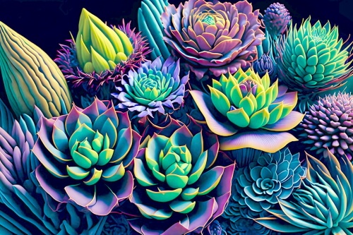 Succulents – Wednesday’s Daily Jigsaw Puzzle