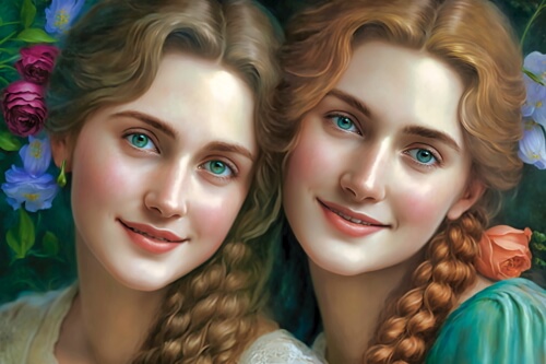 A Portrait Of Two Sisters – Sunday’s Free Daily Jigsaw Puzzle