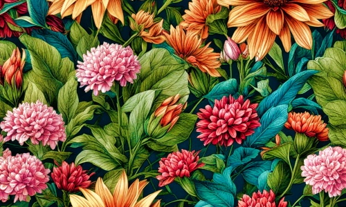 Colorful Bunch Of Flowers