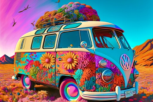 The Groovy Magic VW Bus!