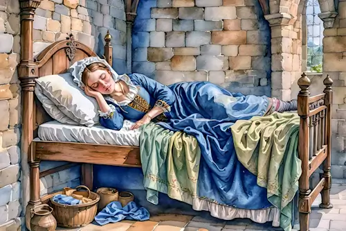 A Lady Sleeping – Wednesday’s Artistic Jigsaw Puzzle