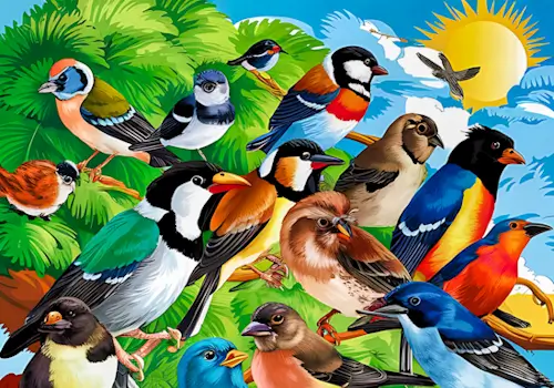 For The Birds – Monday’s Back To Work Jigsaw Puzzle