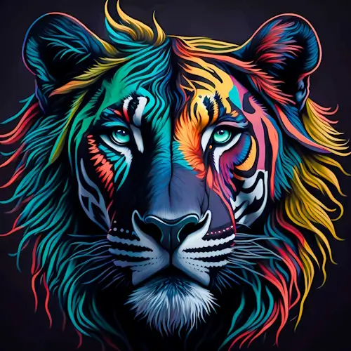 The Colorful Tiger – Tuesday’s Daily Jigsaw Puzzle