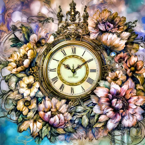 Beautiful Clock – Tuesday’s Daily Jigsaw Puzzle