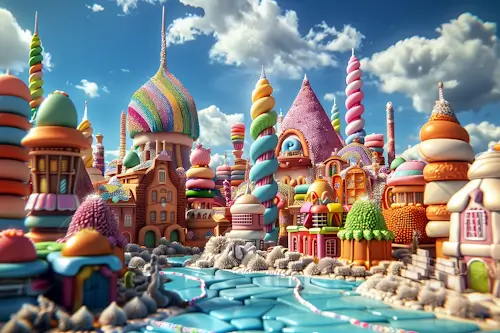 Candy Land – Friday’s Daily Jigsaw Puzzle