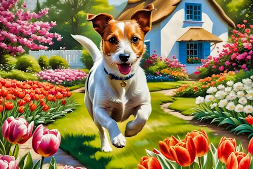 Jack Russell Terrier – Tuesday’s Daily Jigsaw Puzzle