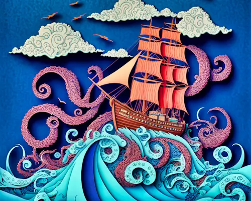 Sailing Ship – Saturday’s Daily Jigsaw Puzzle