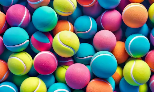 Colorful Tennis Balls – Wednesday’s Daily Jigsaw Puzzle