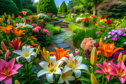 Beautiful Flower Garden – Saturday’s Daily Jigsaw Puzzle