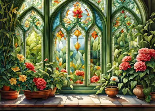 Stained Glass Windows – Thursday’s Daily Jigsaw Puzzle