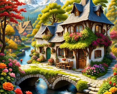 Storybook House – Saturday’s Daily Jigsaw Puzzle