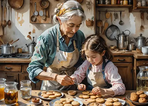 Making Cookies With Grandma