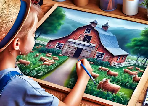 Young Artist – Saturday’s Free Daily Jigsaw Puzzle