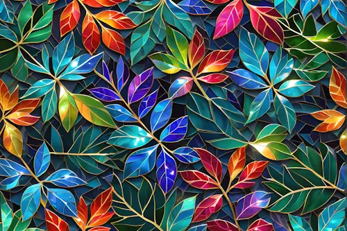 Colorful Leaves – Monday’s Daily Jigsaw Puzzle