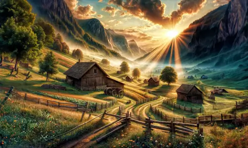 Thursday’s Daily Jigsaw Puzzle – Scenic Farms