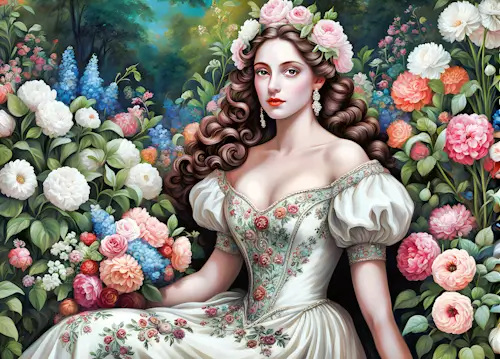 Portrait of a Lady – Tuesday’s Daily Jigsaw Puzzle