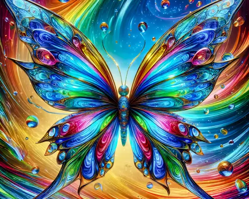 Abstract Butterfly – Wednesday’s Daily Jigsaw Puzzle