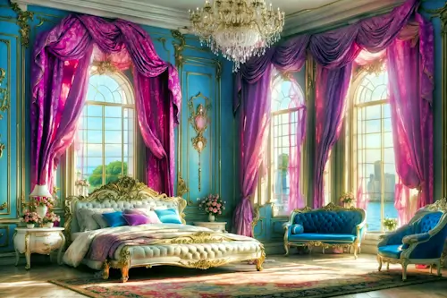 Fancy Bedroom – Saturday’s Daily Jigsaw Puzzle