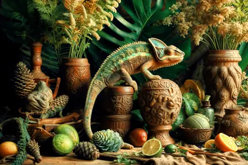 Chameleon – Thursday’s Daily Jigsaw Puzzle