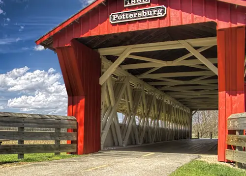 Covered Bridge – Monday’s Free Daily Jigsaw Puzzle