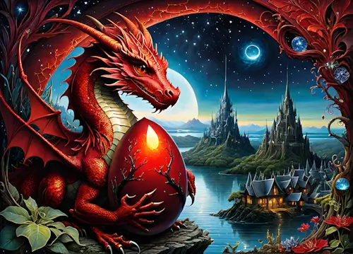 Dragon – Tuesday’s Daily Jigsaw Puzzle