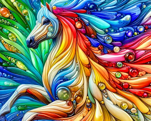 Dramatic Horse – Monday’s Daily Jigsaw Puzzle