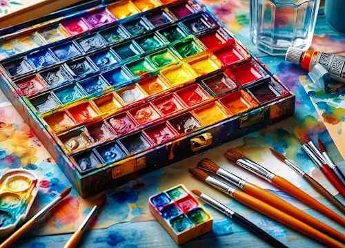 Saturday’s Daily Jigsaw Puzzle – Painter’s Toolbox