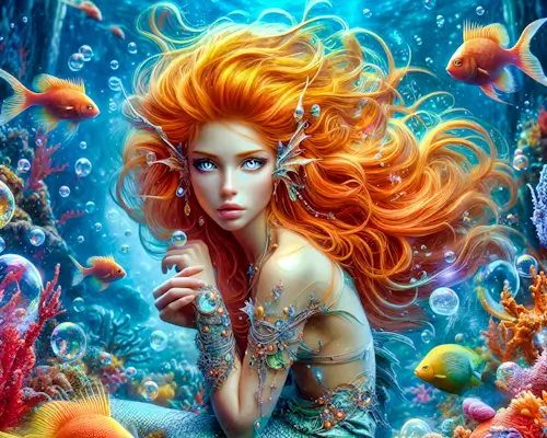 Mermaid – Sunday’s Daily Jigsaw Puzzle