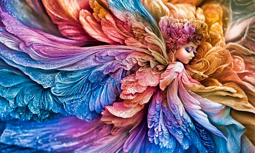 Colorful Fairy – Monday’s Free Daily Jigsaw Puzzle