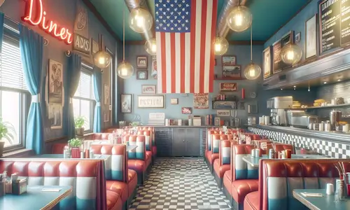 At The Diner – Saturday’s Daily Jigsaw Puzzle